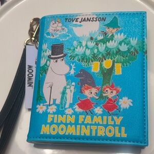 Moomin wristlet wallet Finn Family Moomintroll from Finland NWT